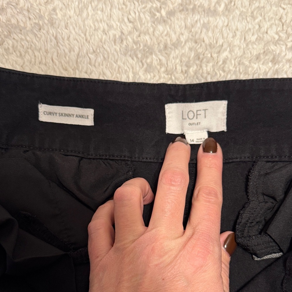 👖 Women’s Black Pants Bundle – 3 Pairs LOFT & The Limited - Picture 5 of 16